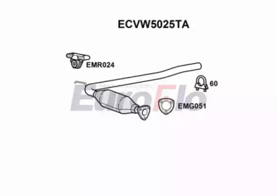 Катализатор EuroFlo ECVW5025TA