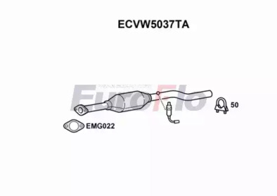 Катализатор EuroFlo ECVW5037TA