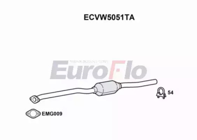 Катализатор EuroFlo ECVW5051TA