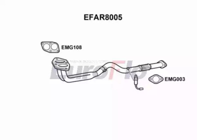 Труба выхлопного газа EuroFlo EFAR8005