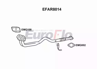 Труба выхлопного газа EuroFlo EFAR8014