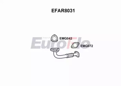 Труба выхлопного газа EuroFlo EFAR8031