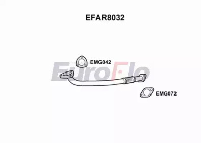 Труба выхлопного газа EuroFlo EFAR8032