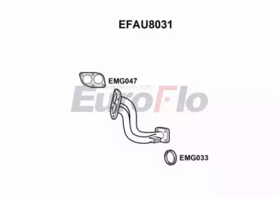 Труба выхлопного газа EuroFlo EFAU8031