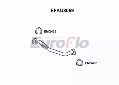 Труба выхлопного газа EuroFlo EFAU8059