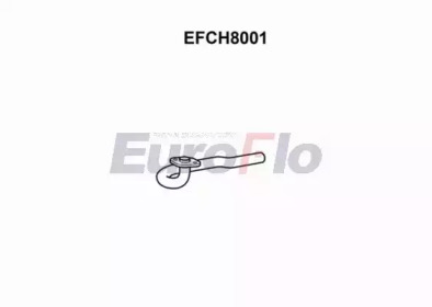 Труба выхлопного газа EuroFlo EFCH8001