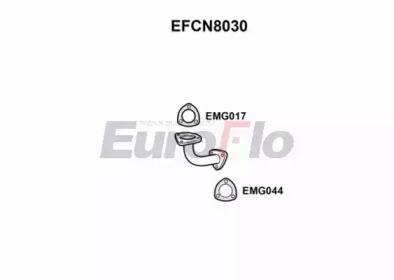 Труба выхлопного газа EuroFlo EFCN8030