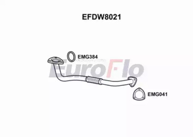 Трубка EuroFlo EFDW8021