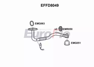 Трубка EuroFlo EFFD8049