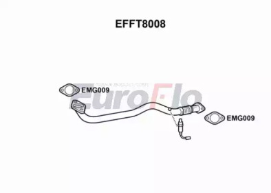 Труба выхлопного газа EuroFlo EFFT8008