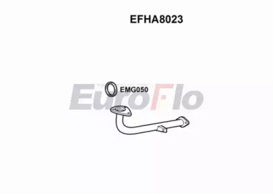 Труба выхлопного газа EuroFlo EFHA8023