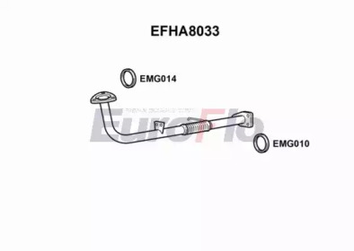 Труба выхлопного газа EuroFlo EFHA8033