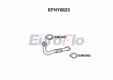 Труба выхлопного газа EuroFlo EFHY8023