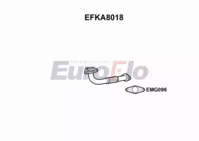 Труба выхлопного газа EuroFlo EFKA8018