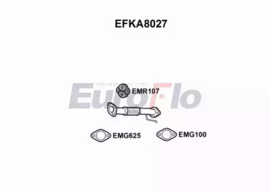 Труба выхлопного газа EuroFlo EFKA8027