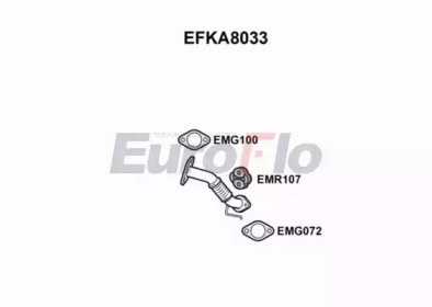 Труба выхлопного газа EuroFlo EFKA8033