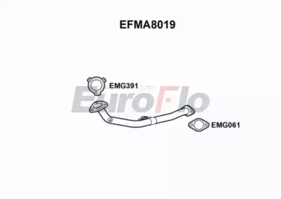 Труба выхлопного газа EuroFlo EFMA8019