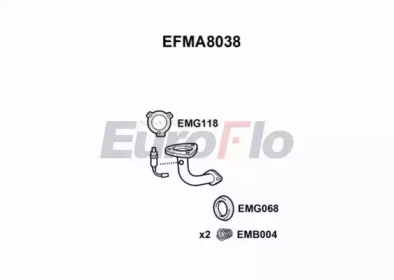 Трубка EuroFlo EFMA8038