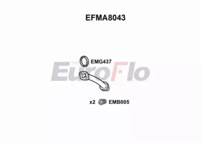 Трубка EuroFlo EFMA8043