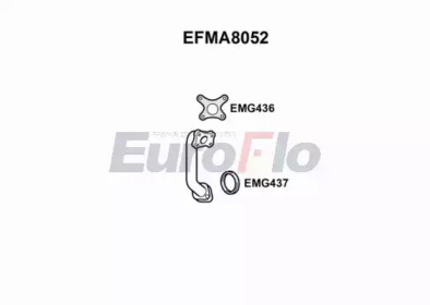 Труба выхлопного газа EuroFlo EFMA8052