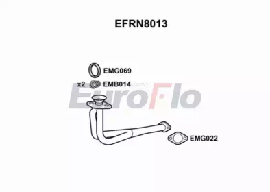 Труба выхлопного газа EuroFlo EFRN8013