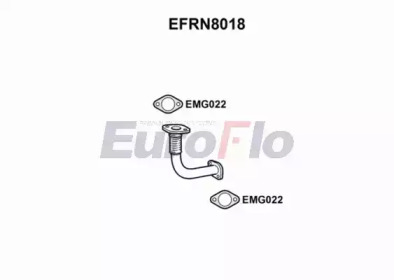 Труба выхлопного газа EuroFlo EFRN8018