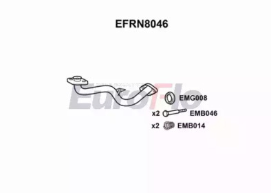 Труба выхлопного газа EuroFlo EFRN8046