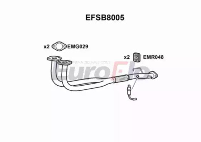 Труба выхлопного газа EuroFlo EFSB8005