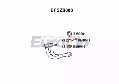 Труба выхлопного газа EuroFlo EFSZ8003