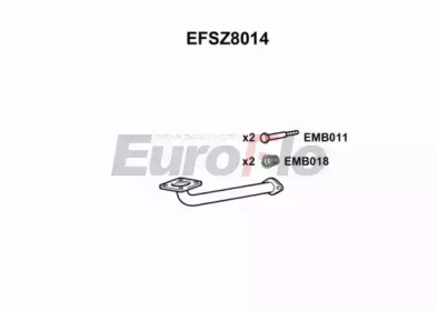 Труба выхлопного газа EuroFlo EFSZ8014