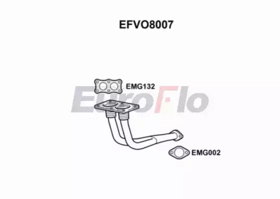 Труба выхлопного газа EuroFlo EFVO8007