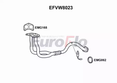 Трубка EuroFlo EFVW8023