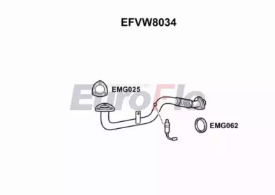 Трубка EuroFlo EFVW8034