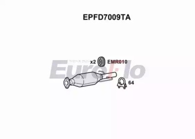 Сажевый / частичный фильтр, система выхлопа ОГ EuroFlo EPFD7009TA