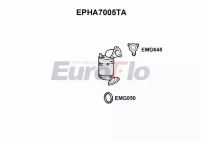 Сажевый / частичный фильтр, система выхлопа ОГ EuroFlo EPHA7005TA