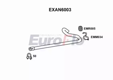 Насадка выпускной трубы EuroFlo EXAN6003