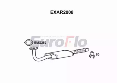 Труба выхлопного газа EuroFlo EXAR2008