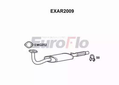 Труба выхлопного газа EuroFlo EXAR2009