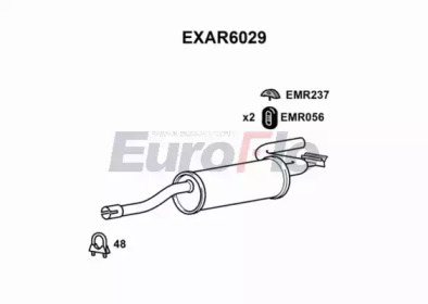 Амортизатор EuroFlo EXAR6029