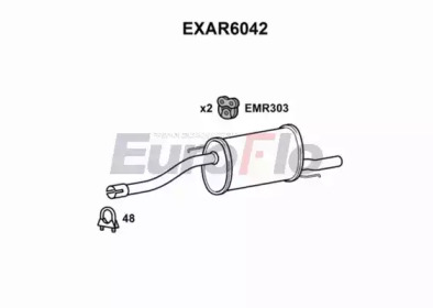 Амортизатор EuroFlo EXAR6042