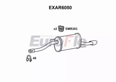 Амортизатор EuroFlo EXAR6050