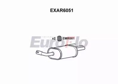 Амортизатор EuroFlo EXAR6051