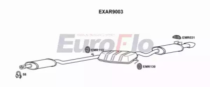 Средний / конечный глушитель ОГ EuroFlo EXAR9003