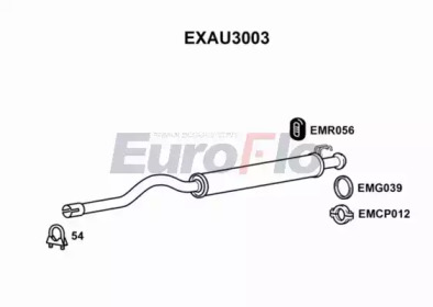 Средний глушитель выхлопных газов EuroFlo EXAU3003