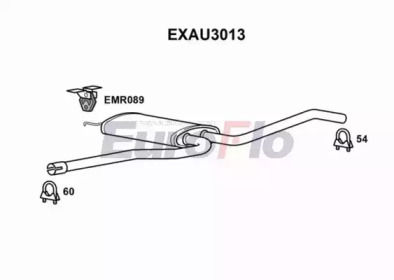 Амортизатор EuroFlo EXAU3013