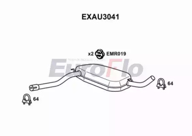 Амортизатор EuroFlo EXAU3041