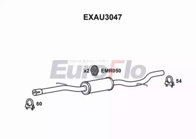 Амортизатор EuroFlo EXAU3047