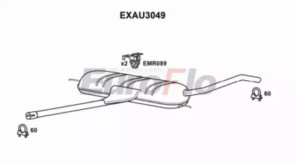 Амортизатор EuroFlo EXAU3049