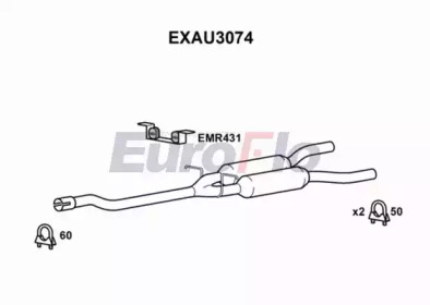 Амортизатор EuroFlo EXAU3074