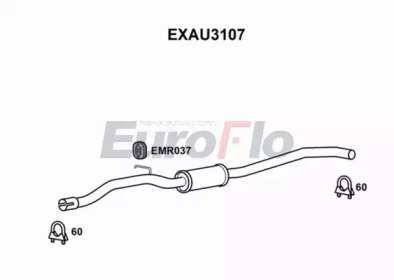 Амортизатор EuroFlo EXAU3107